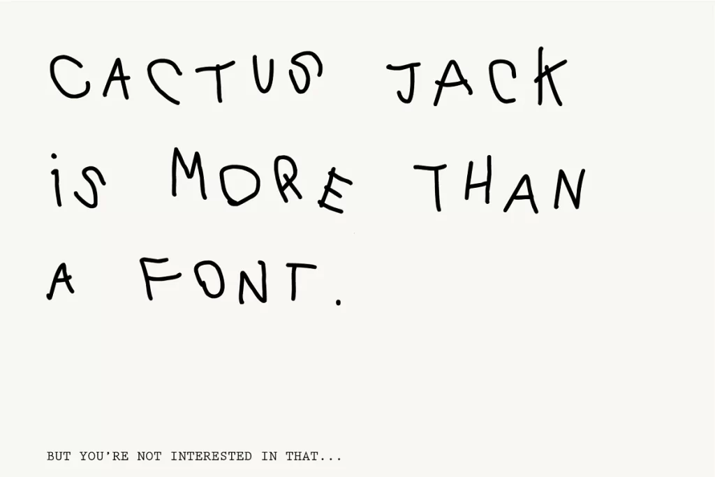 Cactus Jack Font 4