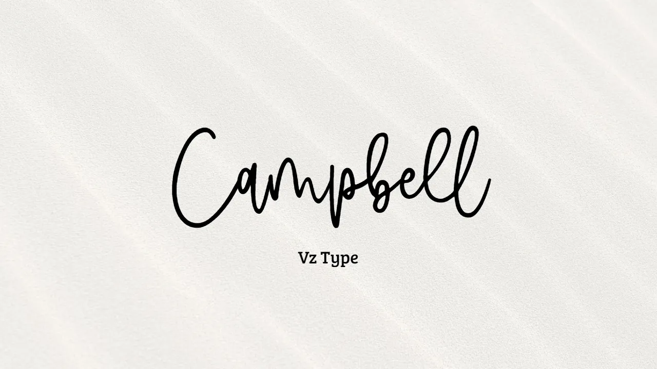 Campbell Font