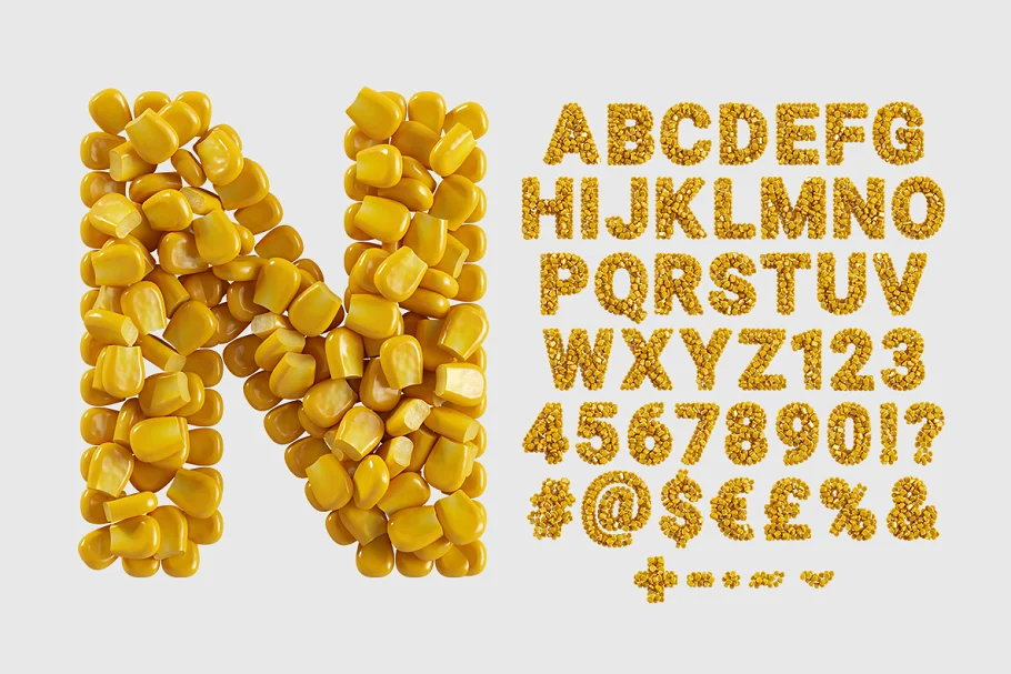 Corn font 2