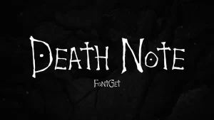 Death Note Font