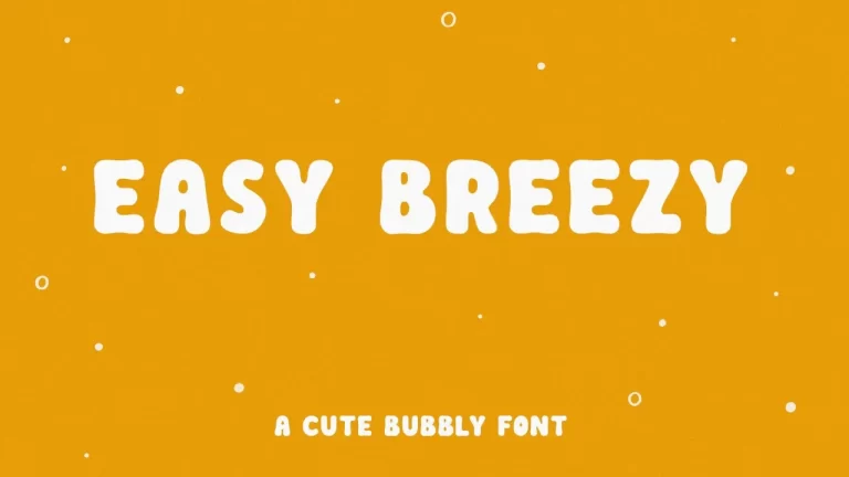 Easy breezy Font