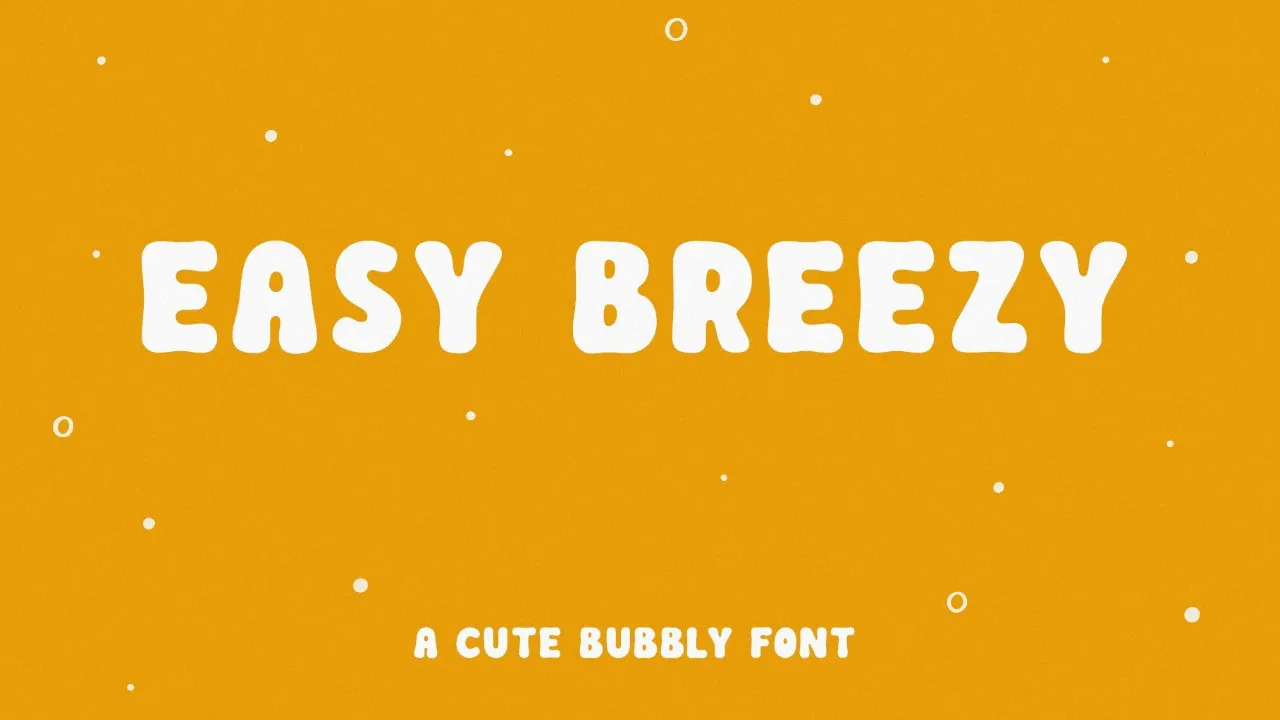 Easy breezy Font