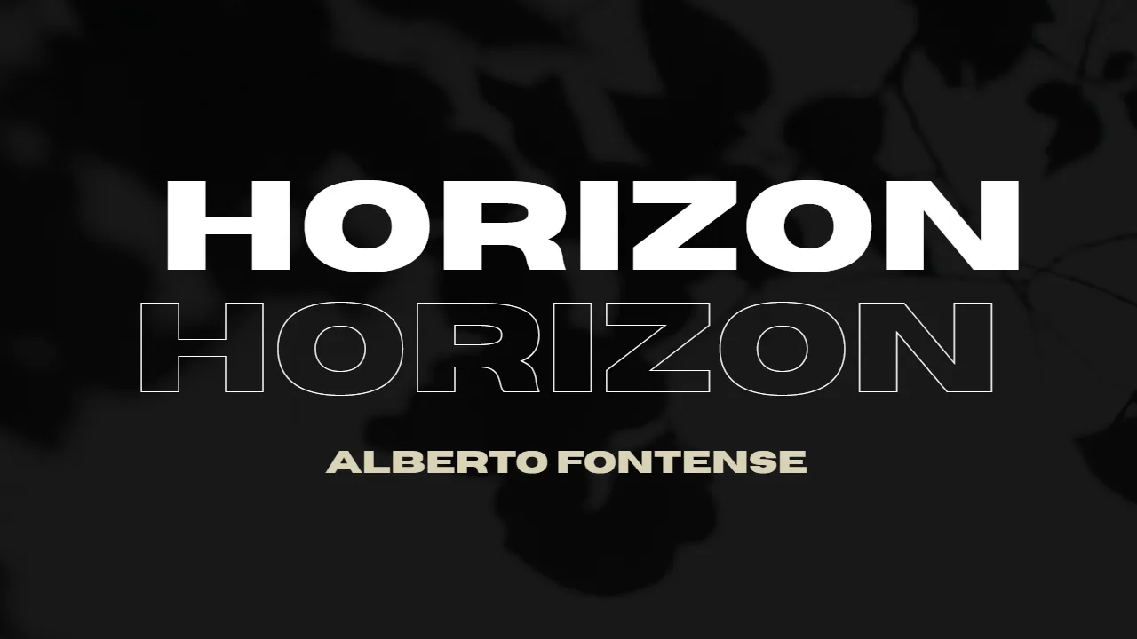 Horizon Font