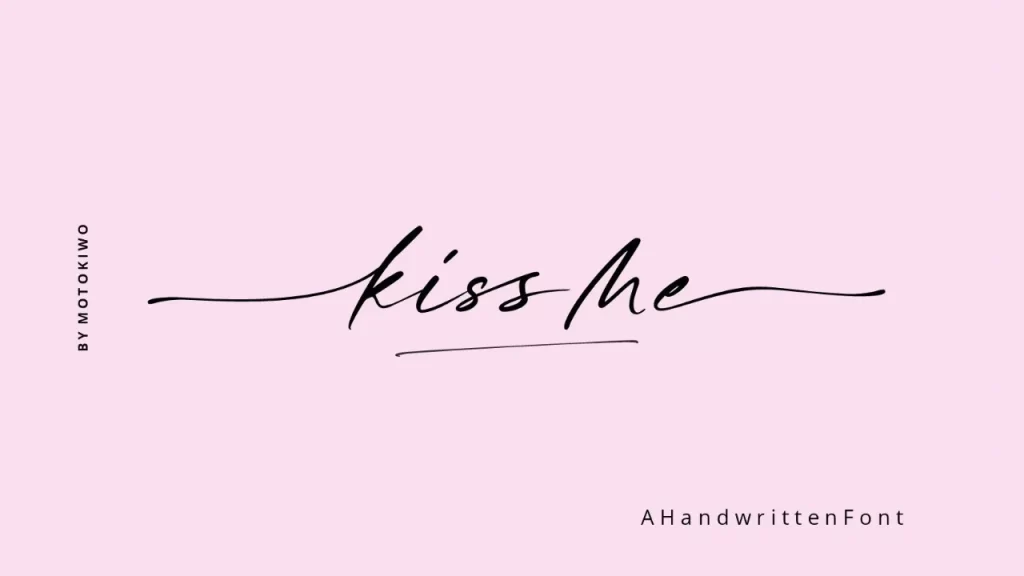 Kiss Me Font