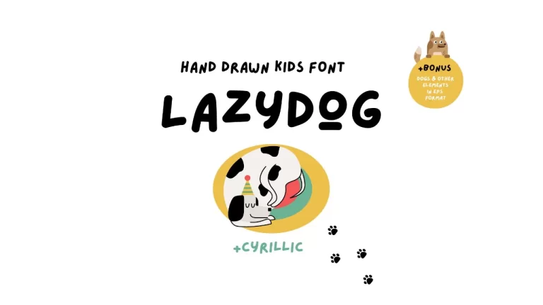 Lazydog Font