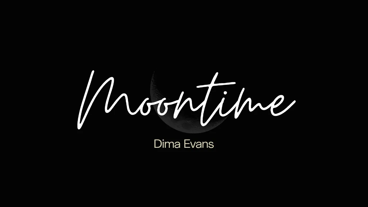 Moon time font