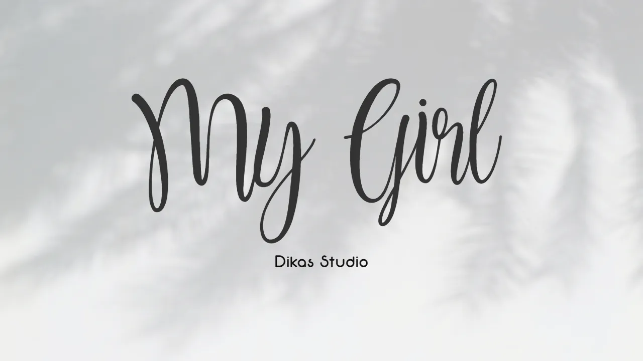 My Girl Font