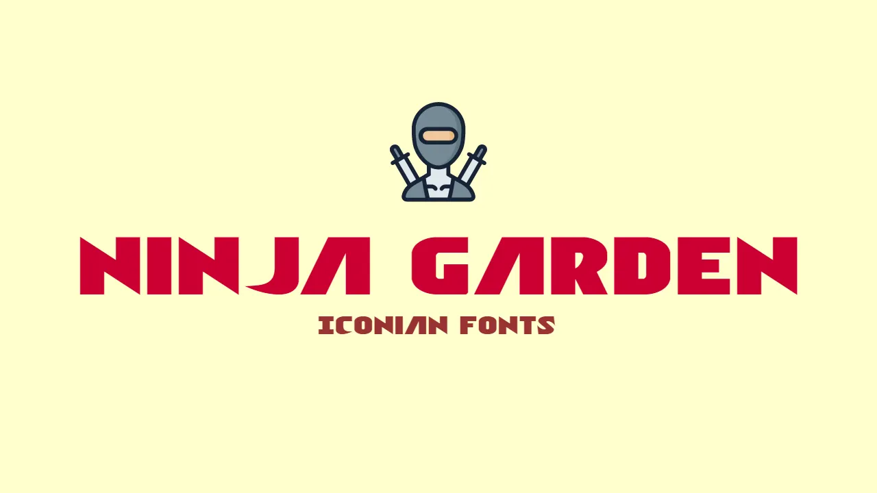 Ninja Garden Font