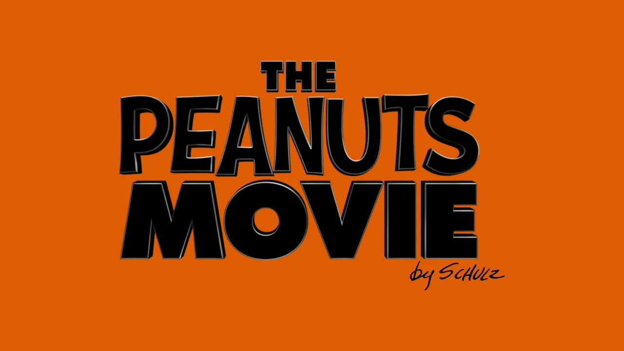 Peanuts Movie Font