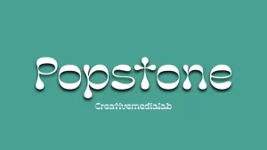 Popstone font