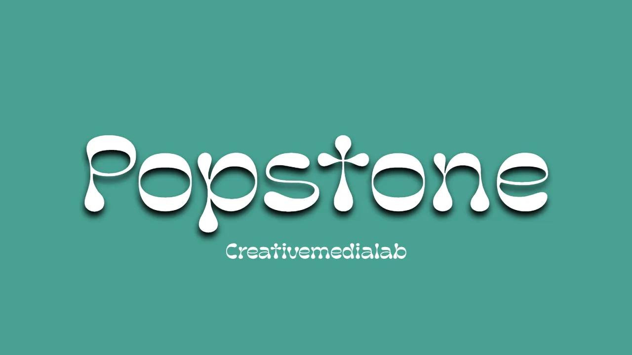 Popstone font