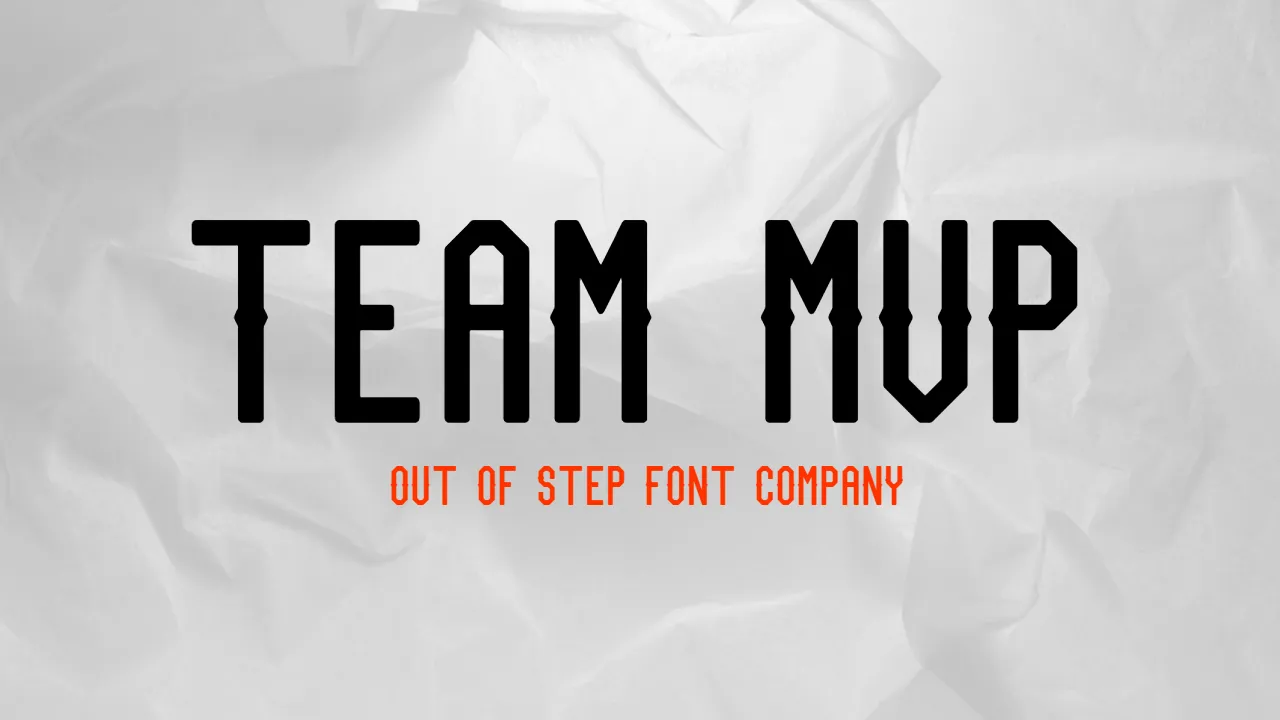 Team MVP Font