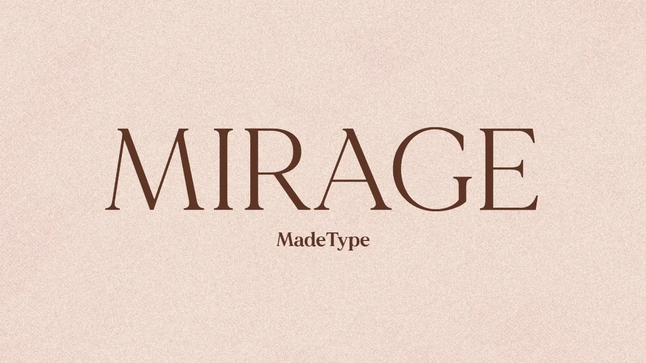 made mirage font