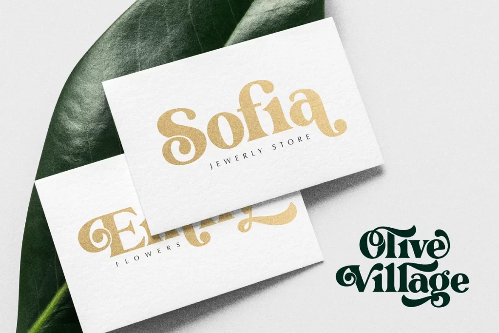 Olive Village Font 2