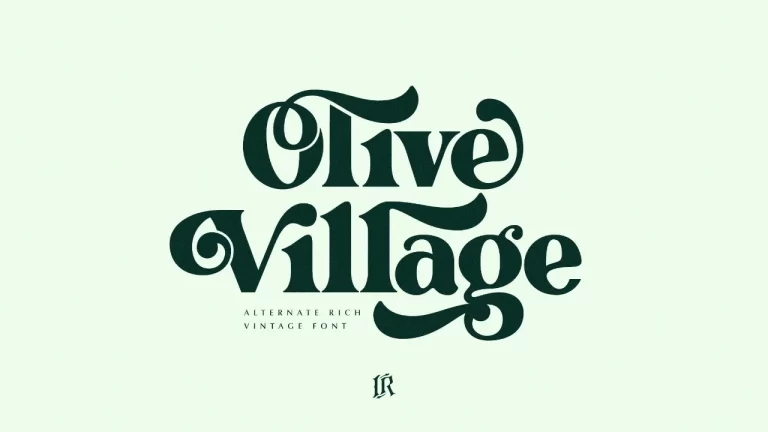 Olive Village Font