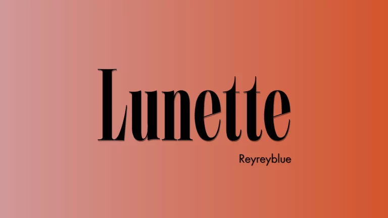 Lunette Font