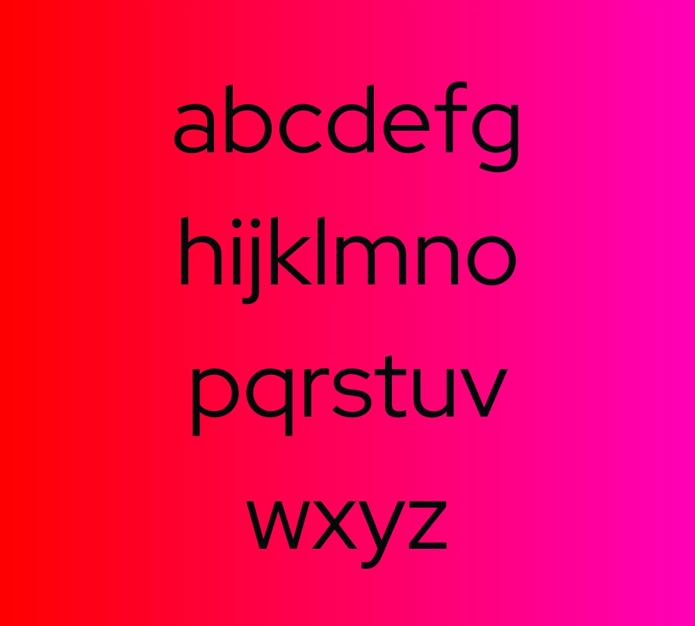 Red Hat Font View 2
