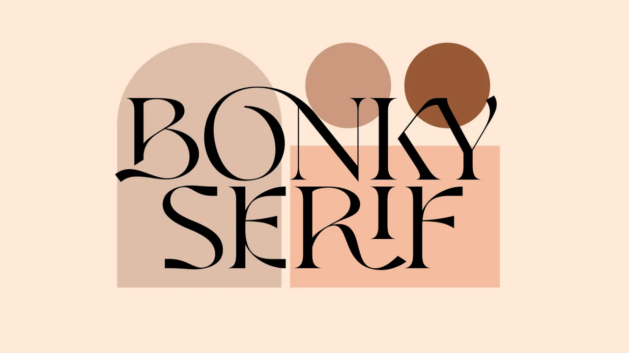 Bonky Serif Font