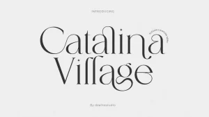 Catalina Village Font 1