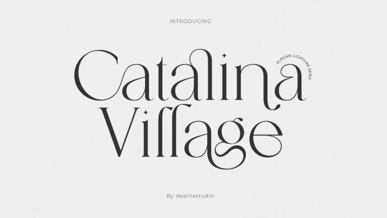 Catalina Village Font 1