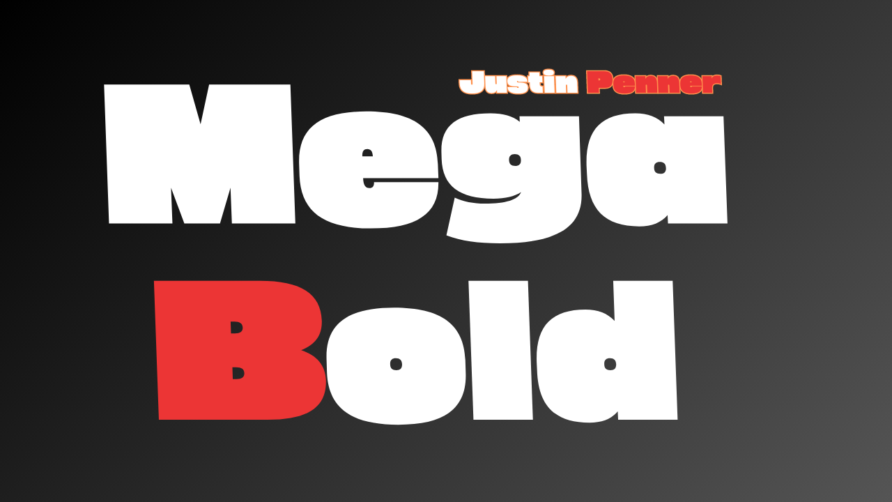 Mega Bold Font