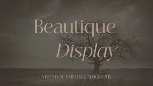Beautique Display Font