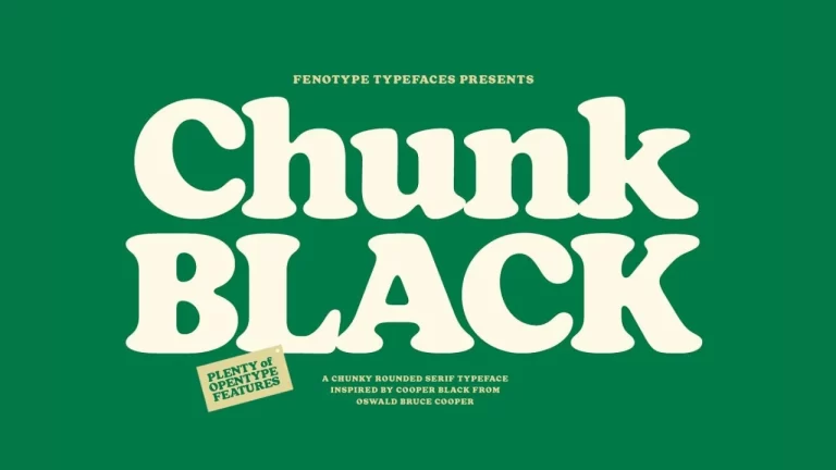 Chunk Black Font