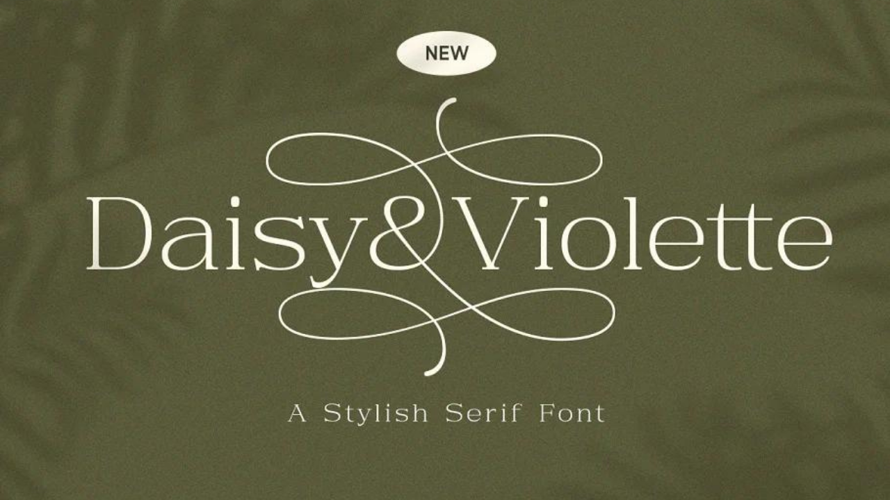 Daisy & Violette Font Image