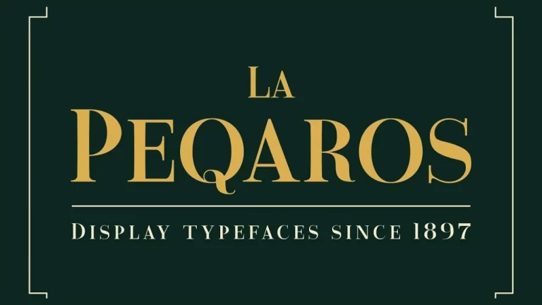 La Peqaros Font