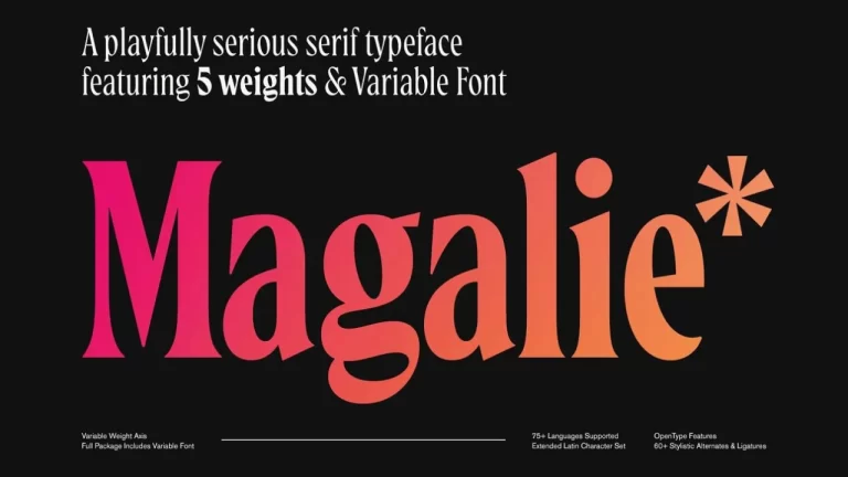 Magalie font