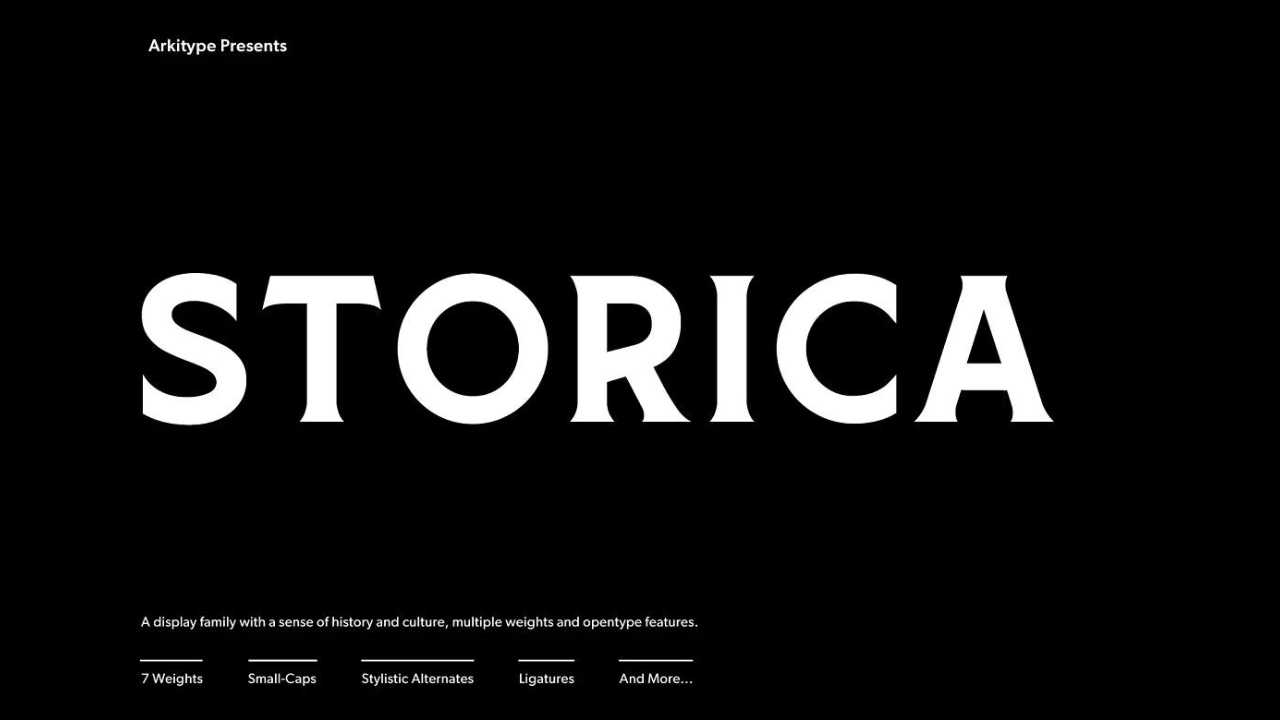 Storica font