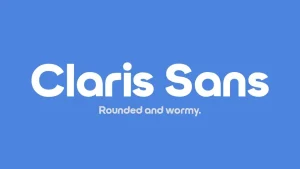Claris-Sans-Font