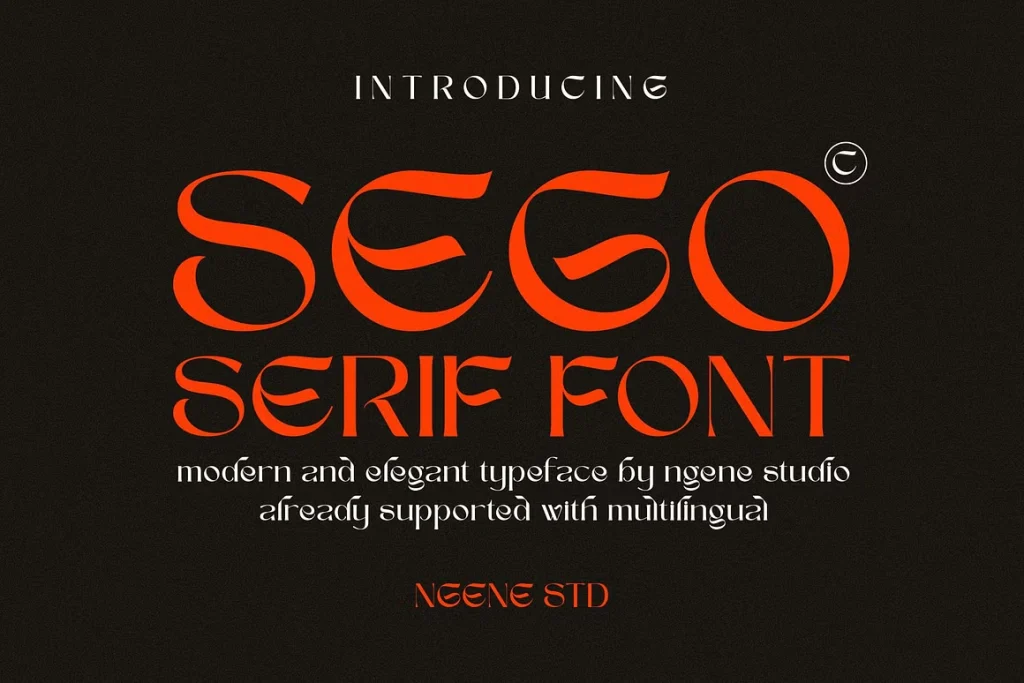 sego font