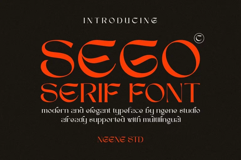 sego font