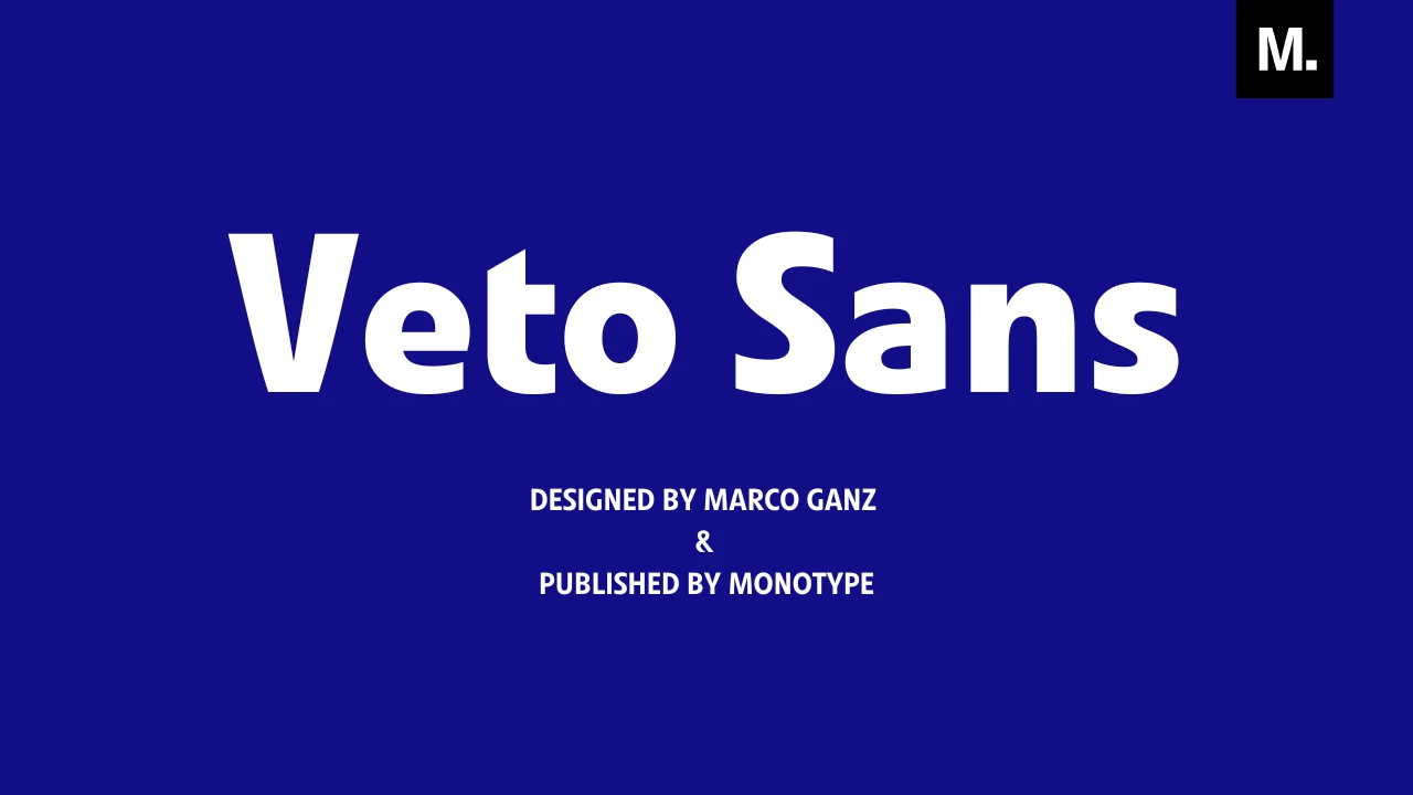 Veto Sans Font