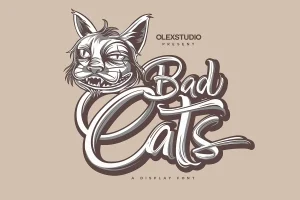 badcat font