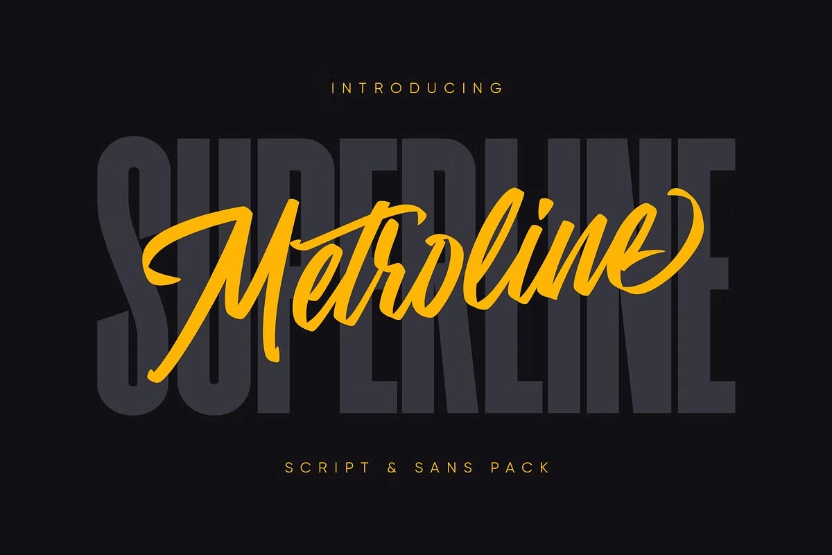 metroline font