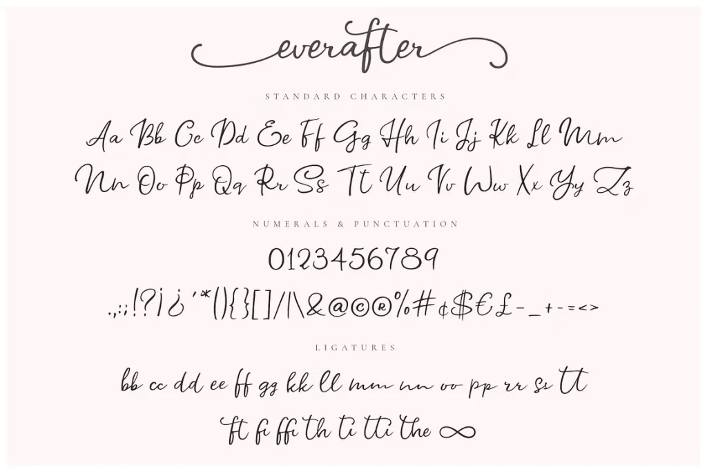 Ever After Font View 3