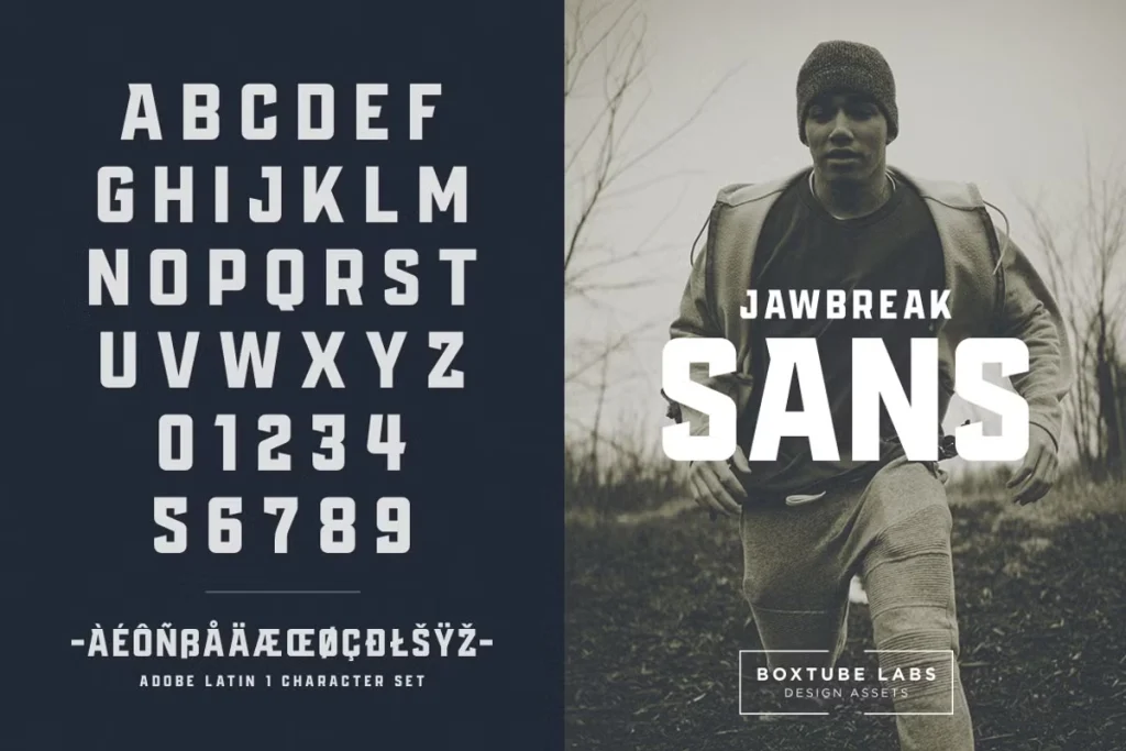 jawbreak font view 3