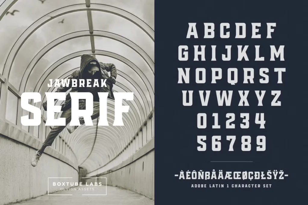 jawbreak font view 4