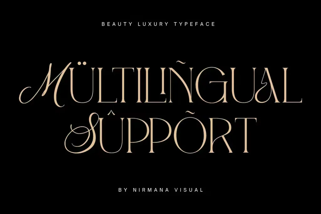 Beauty Luxury Font View 4