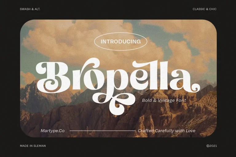 Bropella Font