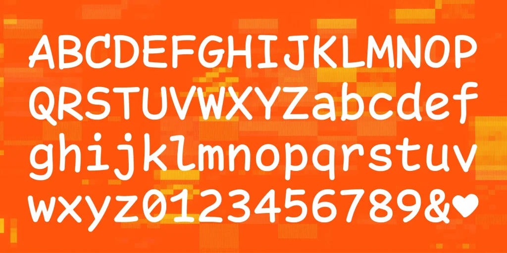 Comic Code Font View 1