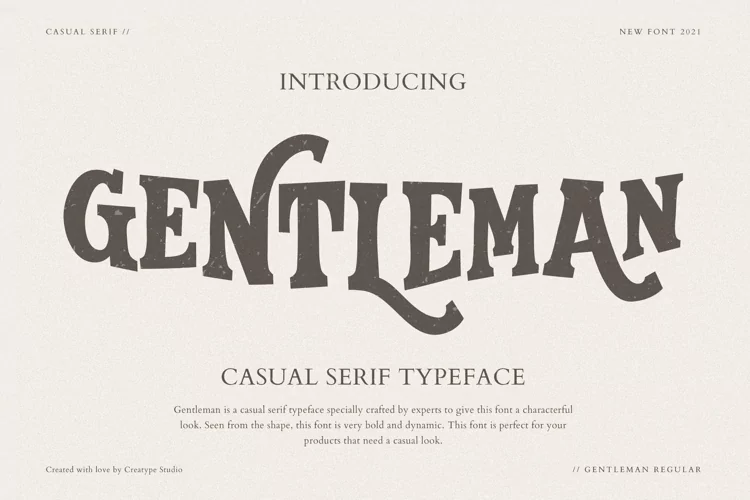 Gentleman Font