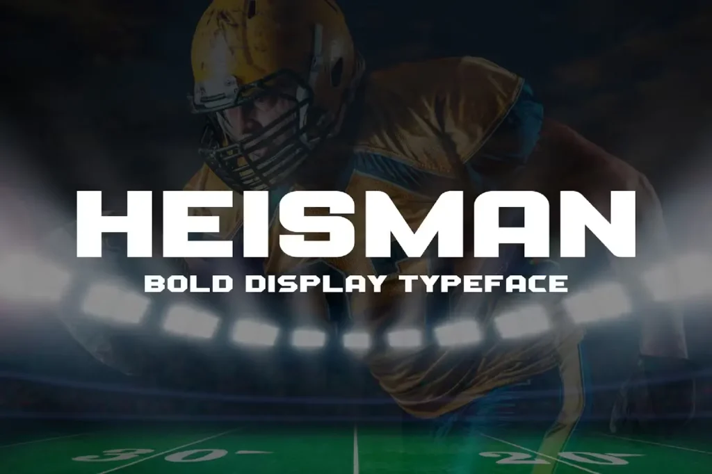 Heisman Font