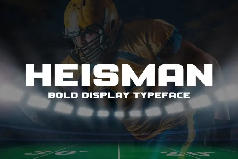 Heisman Font