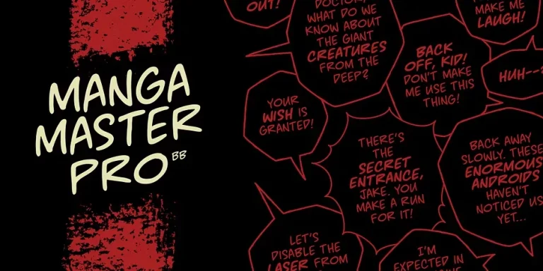 Manga Master Font