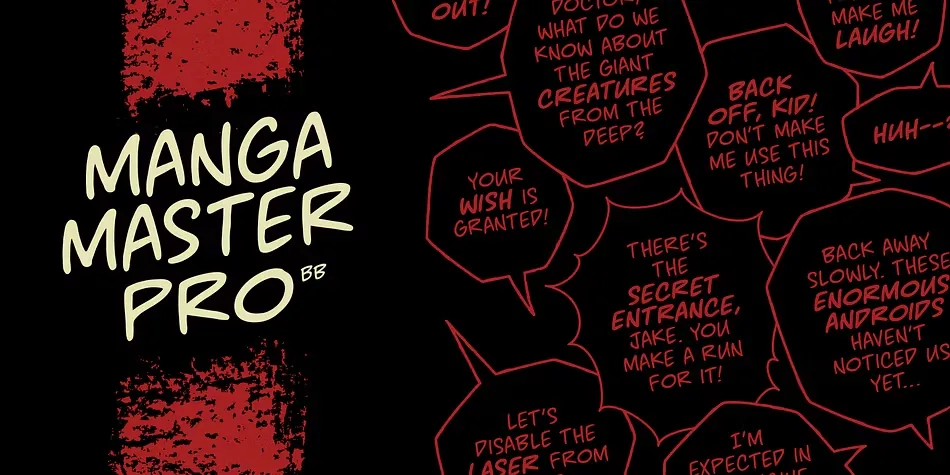 Manga Master Font