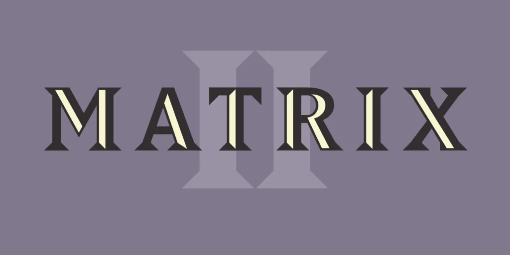 Matrix II Font