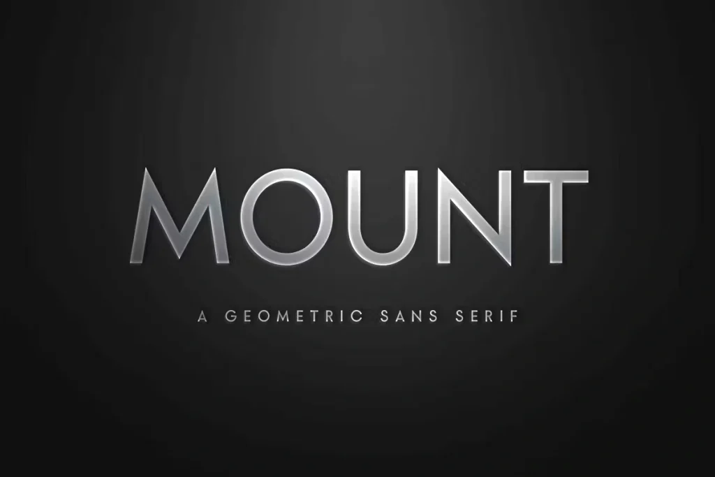 Mount Font